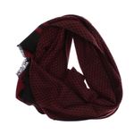 Fashion, accesorii si bijuterii - Barbati - Accesorii barbati - Esarfe si fulare barbati - Esarfa barbati, din casmir / pashmina, 30 x 188 cm, model stilizat, Rosu cu negru - ES2294 - Infinity.ro