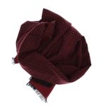 Fashion, accesorii si bijuterii - Barbati - Accesorii barbati - Esarfe si fulare barbati - Esarfa barbati, din casmir / pashmina, 30 x 188 cm, model stilizat, Rosu cu negru - ES2294 - Infinity.ro