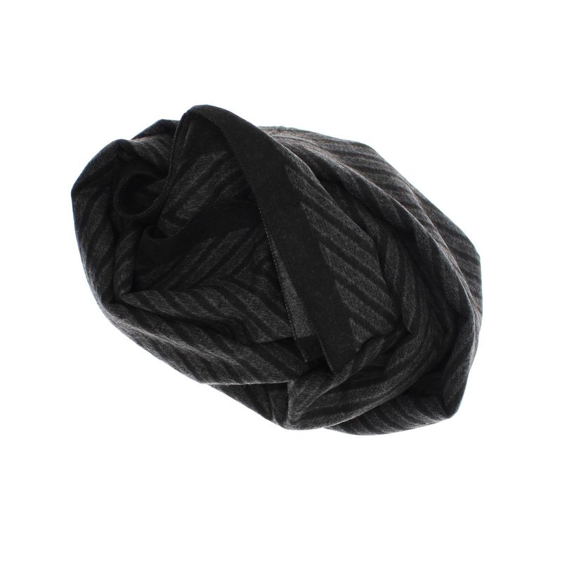 Fashion, accesorii si bijuterii - Barbati - Accesorii barbati - Esarfe si fulare barbati - Esarfa barbati, din casmir / pashmina, 30 x 188 cm, model cu liniar, Gri cu negru - ES2292 - Infinity.ro