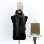 Fashion, accesorii si bijuterii - Barbati - Accesorii barbati - Esarfe si fulare barbati - Esarfa barbati, din casmir / pashmina, 30 x 188 cm, model stilizat, Gri cu bej - ES2296 - Infinity.ro