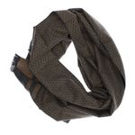 Fashion, accesorii si bijuterii - Barbati - Accesorii barbati - Esarfe si fulare barbati - Esarfa barbati, din casmir / pashmina, 30 x 188 cm, model stilizat, Gri cu bej - ES2296 - Infinity.ro