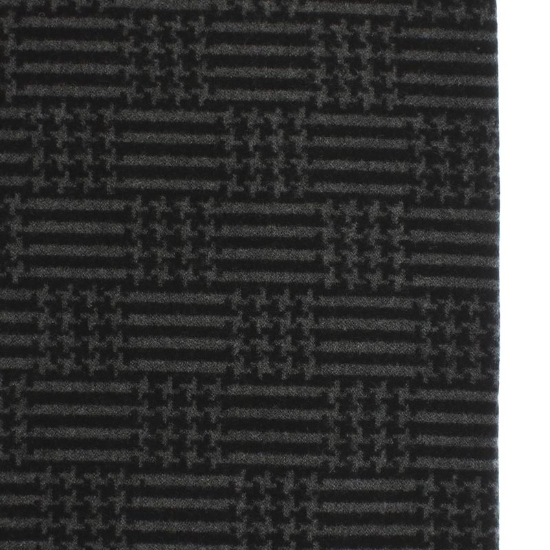Fashion, accesorii si bijuterii - Barbati - Accesorii barbati - Esarfe si fulare barbati - Esarfa barbati, din casmir / pashmina, 30 x 188 cm, model liniar stilizat, Negru cu gri - ES2303 - Infinity.ro