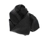 Fashion, accesorii si bijuterii - Barbati - Accesorii barbati - Esarfe si fulare barbati - Esarfa barbati, din casmir / pashmina, 30 x 188 cm, model liniar stilizat, Negru cu gri - ES2303 - Infinity.ro