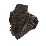 Fashion, accesorii si bijuterii - Barbati - Accesorii barbati - Esarfe si fulare barbati - Esarfa barbati, din casmir / pashmina, 30 x 188 cm, model stilizat, Maro cu negru - ES2299 - Infinity.ro