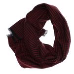 Fashion, accesorii si bijuterii - Barbati - Accesorii barbati - Esarfe si fulare barbati - Esarfa barbati, din casmir / pashmina, 30 x 188 cm, model liniar stilizat, Negru cu rosu - ES2304 - Infinity.ro