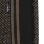 Fashion, accesorii si bijuterii - Barbati - Accesorii barbati - Esarfe si fulare barbati - Esarfa barbati, din casmir / pashmina, 30 x 188 cm, model stilizat, Maro cu negru - ES2299 - Infinity.ro