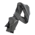Fashion, accesorii si bijuterii - Barbati - Accesorii barbati - Esarfe si fulare barbati - Esarfa barbati, din casmir / pashmina, 30 x 188 cm, model liniar stilizat, Gri - ES2310 - Infinity.ro