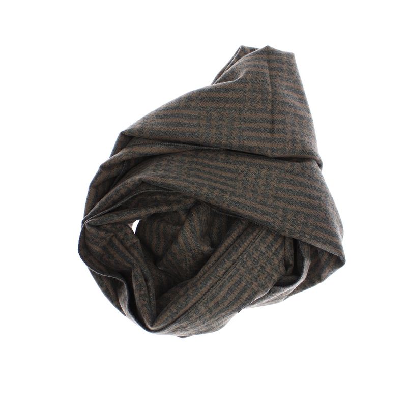 Fashion, accesorii si bijuterii - Barbati - Accesorii barbati - Esarfe si fulare barbati - Esarfa barbati, din casmir / pashmina, 30 x 188 cm, model liniar stilizat, Gri cu bej - ES2307 - Infinity.ro