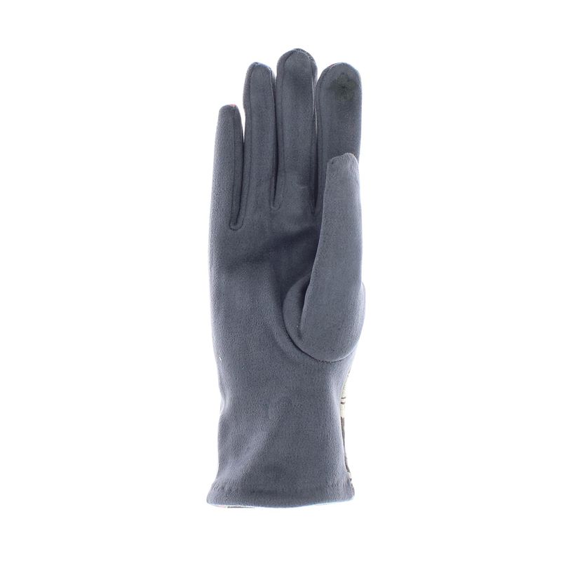 Fashion, accesorii si bijuterii - Femei - Accesorii femei - Manusi femei - Manusi dama, de iarna, din 70% viscoza 30% lana, ButicCochet, cu degete, imprimeu cu pisici, One size, Gri - MA185 - Infinity.ro