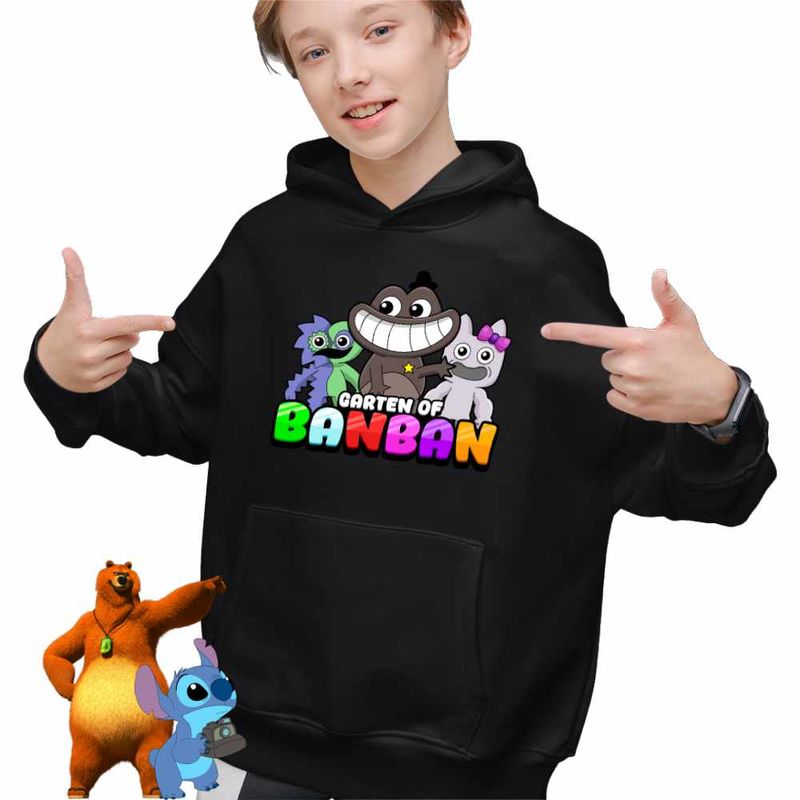 Fashion, accesorii si bijuterii - Copii - Imbracaminte copii - Pulovere si hanorace copii - Hanorac Copii Baieti Banban BitterGiggle Sheriff Banbaleena, negru, marime S Copii - Infinity.ro