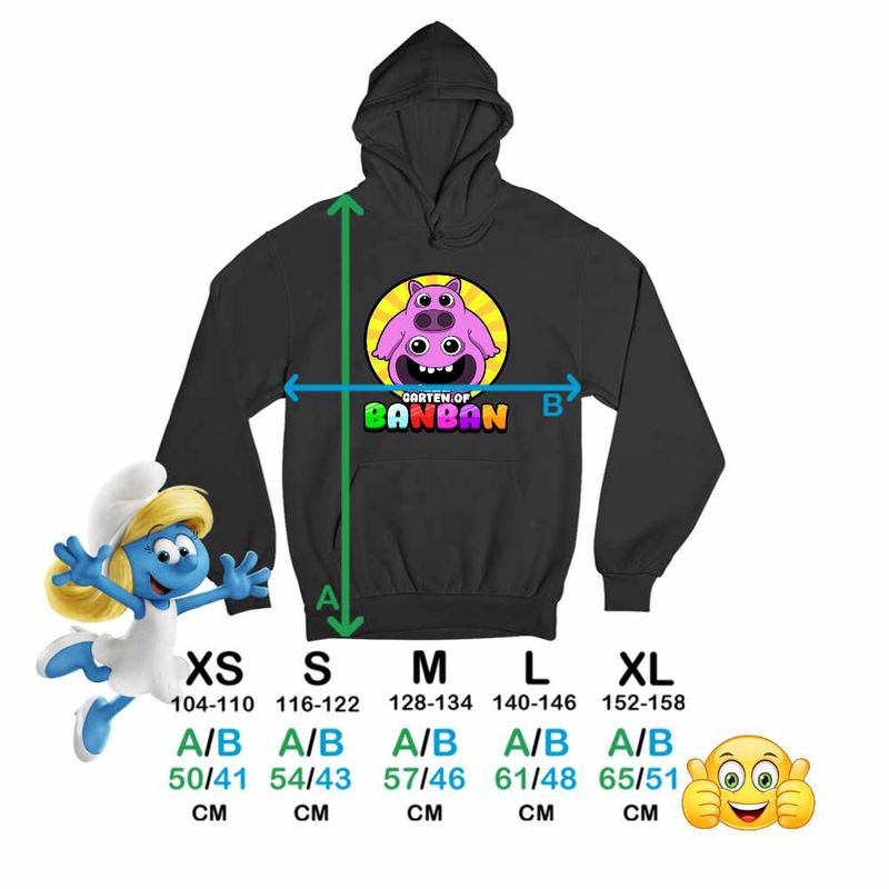 Fashion, accesorii si bijuterii - Copii - Imbracaminte copii - Pulovere si hanorace copii - Hanorac Copii Baieti Banban Chef Pigster Garten, negru, marime M Copii - Infinity.ro