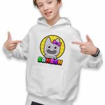 Fashion, accesorii si bijuterii - Copii - Imbracaminte copii - Pulovere si hanorace copii - Hanorac Copii Baieti Banban Banbaleena Gradina, alb, marime XL Copii - Infinity.ro