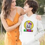 Fashion, accesorii si bijuterii - Copii - Imbracaminte copii - Pulovere si hanorace copii - Hanorac Copii Baieti Banban Banbaleena Gradina, alb, marime XL Copii - Infinity.ro
