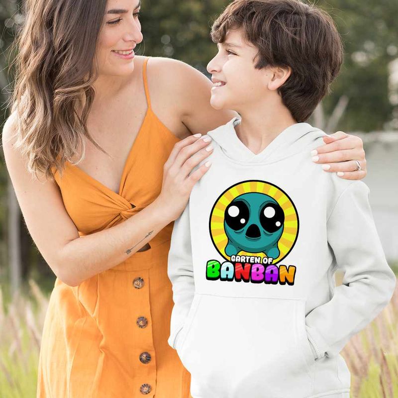 Fashion, accesorii si bijuterii - Copii - Imbracaminte copii - Pulovere si hanorace copii - Hanorac Copii Baieti Banban-Givanium Gradinita, alb, marime M Copii - Infinity.ro