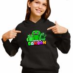 Fashion, accesorii si bijuterii - Copii - Imbracaminte copii - Pulovere si hanorace copii - Hanorac Copii Fete Banban Beepo Jumbo Joel Gradinita, negru, marime L Copii - Infinity.ro