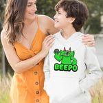 Fashion, accesorii si bijuterii - Copii - Imbracaminte copii - Pulovere si hanorace copii - Hanorac Copii Baieti Banban Beepo Jocuri Combo, alb, marime XS Copii - Infinity.ro