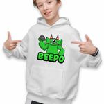 Fashion, accesorii si bijuterii - Copii - Imbracaminte copii - Pulovere si hanorace copii - Hanorac Copii Baieti Banban Beepo Jocuri Combo, alb, marime XS Copii - Infinity.ro
