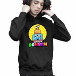 Fashion, accesorii si bijuterii - Copii - Imbracaminte copii - Pulovere si hanorace copii - Hanorac Copii Baieti Banban Charlie Cake Garten, negru, marime M Copii - Infinity.ro