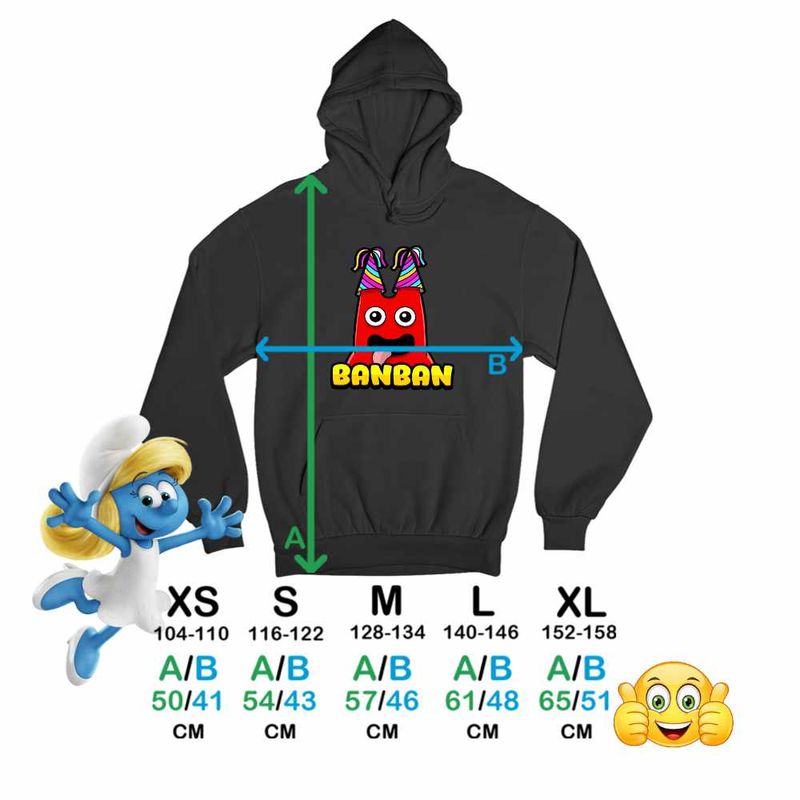 Fashion, accesorii si bijuterii - Copii - Imbracaminte copii - Pulovere si hanorace copii - Hanorac Copii Baieti Banban Happy Desene Animate, negru, marime XS Copii - Infinity.ro