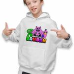 Fashion, accesorii si bijuterii - Copii - Imbracaminte copii - Pulovere si hanorace copii - Hanorac Copii Baieti Garden Banban Jumbo Pigster Opila, alb, marime S Copii - Infinity.ro