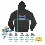 Fashion, accesorii si bijuterii - Copii - Imbracaminte copii - Pulovere si hanorace copii - Hanorac Copii Fete Stitch Donut Gogoasa, negru, marime XS Copii - Infinity.ro