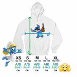Fashion, accesorii si bijuterii - Copii - Imbracaminte copii - Pulovere si hanorace copii - Hanorac Copii Baieti Stitch Chitara, alb, marime XS Copii - Infinity.ro