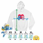 Fashion, accesorii si bijuterii - Copii - Imbracaminte copii - Pulovere si hanorace copii - Hanorac Copii Baieti Stich Angel Love Stitch Valentines Day Dragobete, alb, marime L Copii - Infinity.ro