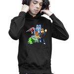 Fashion, accesorii si bijuterii - Copii - Imbracaminte copii - Pulovere si hanorace copii - Hanorac Copii Baieti Robogobo Roblox Gamer, negru, marime XL Copii - Infinity.ro