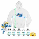 Fashion, accesorii si bijuterii - Copii - Imbracaminte copii - Pulovere si hanorace copii - Hanorac Copii Baieti Stitch Laught Vesel, alb, marime S Copii - Infinity.ro