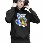 Fashion, accesorii si bijuterii - Copii - Imbracaminte copii - Pulovere si hanorace copii - Hanorac Copii Baieti Robogobo Action robo gobo, negru, marime XL Copii - Infinity.ro