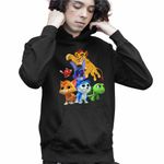 Fashion, accesorii si bijuterii - Copii - Imbracaminte copii - Pulovere si hanorace copii - Hanorac Copii Baieti Robogobo Kion Garda Felina, negru, marime M Copii - Infinity.ro
