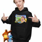 Fashion, accesorii si bijuterii - Copii - Imbracaminte copii - Pulovere si hanorace copii - Hanorac Copii Baieti Pupstruction Action Catelusi Constructori, negru, marime XL Copii - Infinity.ro