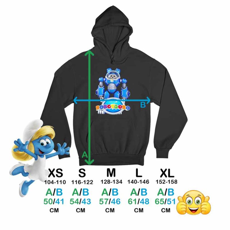 Fashion, accesorii si bijuterii - Copii - Imbracaminte copii - Pulovere si hanorace copii - Hanorac Copii Baieti Robogobo Booster Robosuit, negru, marime XS Copii - Infinity.ro