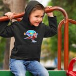 Fashion, accesorii si bijuterii - Copii - Imbracaminte copii - Pulovere si hanorace copii - Hanorac Copii Baieti Robogobo Wingo Robosuit, negru, marime S Copii - Infinity.ro