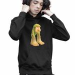 Fashion, accesorii si bijuterii - Copii - Imbracaminte copii - Pulovere si hanorace copii - Hanorac Copii Baieti Br Br Patapim Brainrot, negru, marime XL Copii - Infinity.ro
