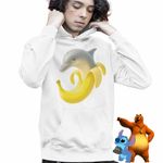 Fashion, accesorii si bijuterii - Copii - Imbracaminte copii - Pulovere si hanorace copii - Hanorac Copii Baieti Funny Italian Meme Brainrot Italian, alb, marime XS Copii - Infinity.ro