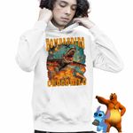Fashion, accesorii si bijuterii - Copii - Imbracaminte copii - Pulovere si hanorace copii - Hanorac Copii Baieti Bombadiro Crocodilo Airplane Brainrot Meme, alb, marime XL Copii - Infinity.ro