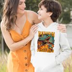 Fashion, accesorii si bijuterii - Copii - Imbracaminte copii - Pulovere si hanorace copii - Hanorac Copii Baieti Bombadiro Crocodilo Airplane Brainrot Meme, alb, marime XL Copii - Infinity.ro