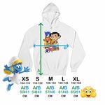Fashion, accesorii si bijuterii - Copii - Imbracaminte copii - Pulovere si hanorace copii - Hanorac Copii Baieti Pupstruction Sonic Catelusi Constructori Mr Bean Super Pisicute Garda Felina Kion, alb, marime XS Copii - Infinity.ro