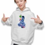 Fashion, accesorii si bijuterii - Copii - Imbracaminte copii - Pulovere si hanorace copii - Hanorac Copii Baieti Magarusul Eeyore Winnie the Pooh Puh, alb, marime M Copii - Infinity.ro