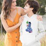 Fashion, accesorii si bijuterii - Copii - Imbracaminte copii - Pulovere si hanorace copii - Hanorac Copii Baieti Magarusul Eeyore Winnie the Pooh Puh, alb, marime M Copii - Infinity.ro