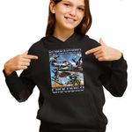 Fashion, accesorii si bijuterii - Copii - Imbracaminte copii - Pulovere si hanorace copii - Hanorac Copii Fete Bombardino Crocodilo Nuclear Brainrot Meme, negru, marime L Copii - Infinity.ro