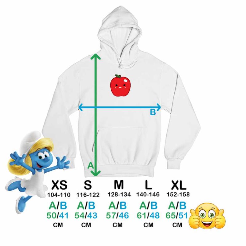 Fashion, accesorii si bijuterii - Copii - Imbracaminte copii - Pulovere si hanorace copii - Hanorac Copii Baieti Squishmallows Mar Fruct, alb, marime XL Copii - Infinity.ro