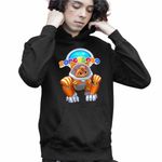 Fashion, accesorii si bijuterii - Copii - Imbracaminte copii - Pulovere si hanorace copii - Hanorac Copii Baieti Robogobo Allie Robosuit, negru, marime L Copii - Infinity.ro