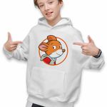 Fashion, accesorii si bijuterii - Copii - Imbracaminte copii - Pulovere si hanorace copii - Hanorac Copii Baieti Benjamin Geronimo Stilton, alb, marime M Copii - Infinity.ro