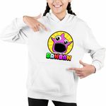 Fashion, accesorii si bijuterii - Copii - Imbracaminte copii - Pulovere si hanorace copii - Hanorac Copii Fete Banban Pink Stewie Gradinita, alb, marime L Copii - Infinity.ro