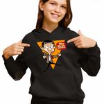 Fashion, accesorii si bijuterii - Copii - Imbracaminte copii - Pulovere si hanorace copii - Hanorac Copii Fete Mr Bean Desene Animate, negru, marime L Copii - Infinity.ro