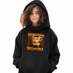 Fashion, accesorii si bijuterii - Copii - Imbracaminte copii - Pulovere si hanorace copii - Hanorac Copii Fete Espressona Signora Brainrot Brain Rot, negru, marime L Copii - Infinity.ro