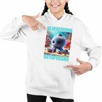 Fashion, accesorii si bijuterii - Copii - Imbracaminte copii - Pulovere si hanorace copii - Hanorac Copii Fete Blueberrinni Octopussini Italian Meme Brainrot Brain Rot, alb, marime XS Copii - Infinity.ro