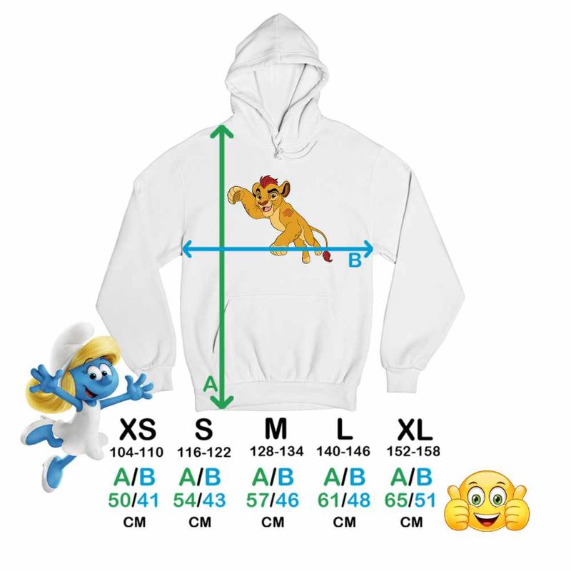 Fashion, accesorii si bijuterii - Copii - Imbracaminte copii - Pulovere si hanorace copii - Hanorac Copii Fete Kion Garda Felina Meme, alb, marime M Copii - Infinity.ro